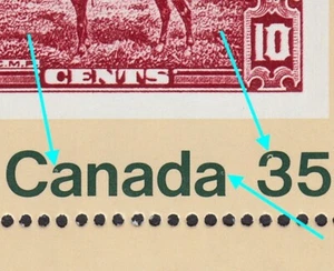 ERROR Variety = TRIPLE ERROR = #911 in Souveni Sheet #913a Canada 1982 MNH ec441 - Picture 1 of 2