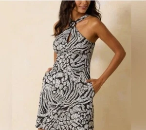 Tommy Bahama Playa Brava High Neck cover-up spa swim dress LARGE - Picture 1 of 3