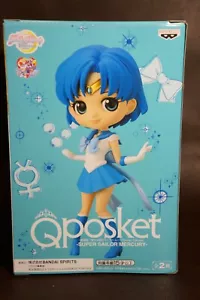 BANPRESTO Q Posket Sailor Moon Eternal Super Sailor Mercury ver.A From JAPAN - Picture 1 of 7