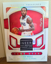 2023 Panini National Treasures basketball John Wall game gear one of one 1/1 #GG