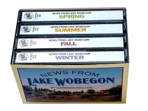 KEILLOR GARRISON *VG+* "NEWS FROM LAKE WOBEGON" 1983 US 4X60 MIN EA CASS BOXSET - Picture 1 of 2