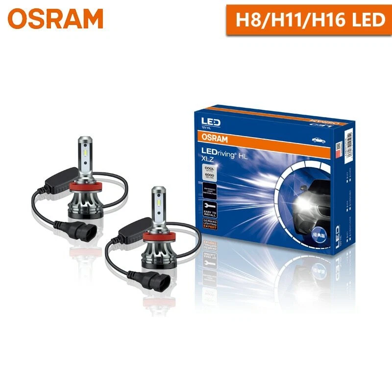 2x OSRAM XLZ LEDriving HL H8 H11 H16 Car Headlight Bulb LED Auto Fog Lamps 6000K - Image 1 of 4