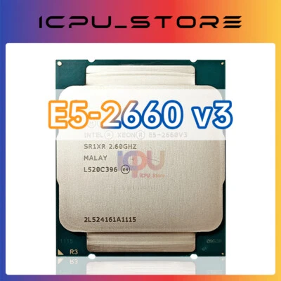Procesador CPU Intel Xeon E5-2660 v3 SR1XR 2,6 GHz 10 núcleos 105 W LGA2011-3 Foto 1 de 3