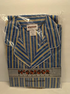 McGREGOR CLASSICS Mens 2 Piece Pajama Set Size Medium Long Sleeve and Leg NIP - Picture 1 of 4