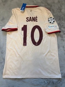 Fc Bayern München Adidas Champions League Trikot SIGNIERT Sane 10 NEU Gr L FCB - Bild 1 von 9