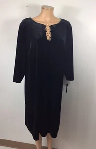 MSK Velvet Dress Womens 2X NEW $89 - Picture 1 of 8