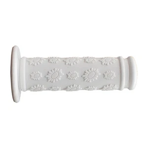 Child's Bicycle Grips Sunlite Comfort Flower 97mm - White - Picture 1 of 1