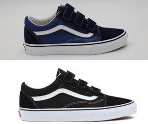 Zapato de Skate Vans Para Hombre Tallas Gamuza Old Skool V Negro/Blanco Verdadero (ENVÍO GRATUITO) - Imagen 1 de 13
