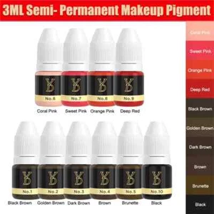 3ml Eyebrow Tattoo Ink Semi Permanent Makeup Pigments Professional Microblading - Picture 1 of 33