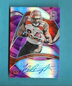T.J. HOUSHMANZADEH 2022 SPECTRA NEON PINK PRIZM AUTO SIG-TJH autograph /15 - Picture 1 of 2