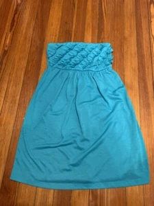 Op Girls Dress Sleeveless Hot Teal Color Size S Small (3-5) - Picture 1 of 4