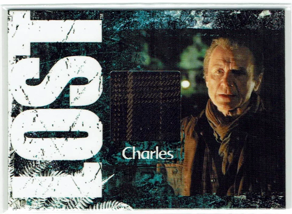 LOST Relics Costume Screen Worn CC14 Alan Dale as Charles Widmore #206/350 - Image 1 of 1