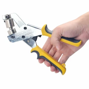 Portable Hand Press Grommet Eyelet Punching Machine Tool for Eyelet #4 (10.5mm) - Picture 1 of 7