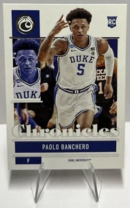 2022 Paolo Banchero Panini Chronicles Draft Picks Rookie CARD RC#2 Duke - Picture 1 of 2