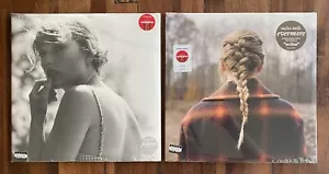 Taylor Swift - Folklore and Evermore - 2x 2LP Red Vinyl Set - New - Picture 1 of 4