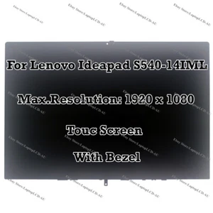 For Lenovo Yoga S540-14IWL 14.0" FHD 1920x1080 LCD Display Touch Screen Assembly - Picture 1 of 11