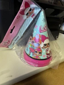 Unique LOL Surprise 8ct. Paper Party Cone Hats Party Favors New!!! - Picture 1 of 2