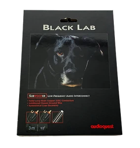 AudioQuest BlackLab Subwoofer Cable 3m - Picture 1 of 2