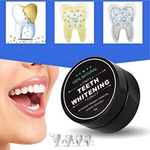 30g Activated Carbon Bamboo Tooth Powder Whitening Teeth Bright White Descaling