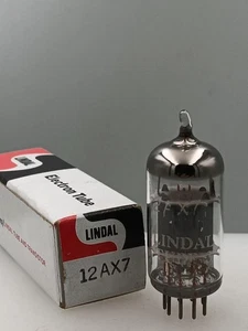 Tungsram Lindal 12AX7 Test NOS Short Grey Plates Copper Grid Serious Tubes T776 - Picture 1 of 4