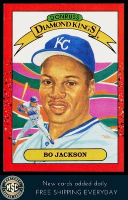 Bo Jackson 1990 Donruss Diamond Kings #1 堪萨斯城皇家队 — 第 1/2 张图片