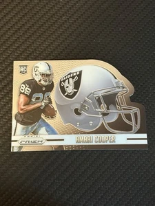 2015 Panini Prizm Amari Cooper #H13 Oakland Raiders Cascos Troquelados Novato - Imagen 1 de 2