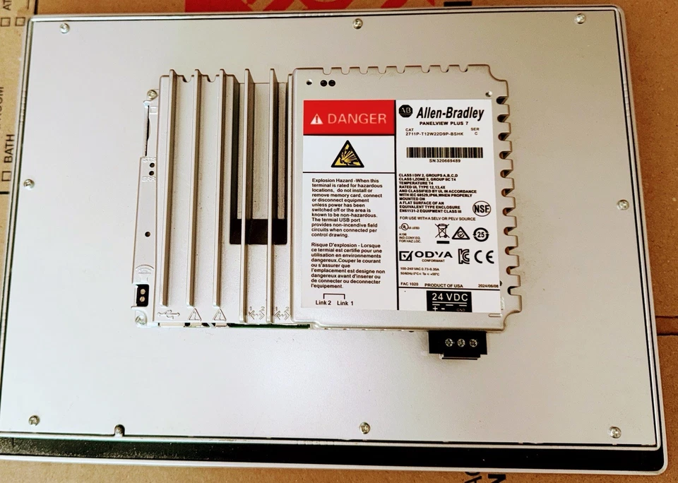 Refurbished  Allen-Bradley 2711P-T12W22D9P-BSHK 12in PanelView Plus 7 - Image 1 of 3