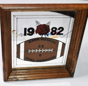 1982 Washington Huskies "28" v. Ohio Buckeyes "0" Rosas Espejo Fútbol Memento - Imagen 1 de 5