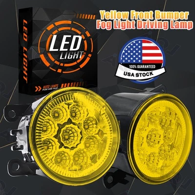 适用于福特嘉年华 2014 - 2019 透明镜头防撞雾灯一对替换件 — 第 1/4 张图片