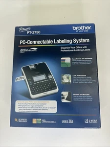 BROTHER PT-2730 Desktop Label Printer, Stand Alone or PC Connectable - Picture 1 of 5