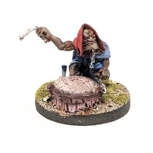 Alternative Arm Fantasy Orc Hobgoblin Mini 2  Orc Musician - Sitting w Pack New - Photo 1 sur 2