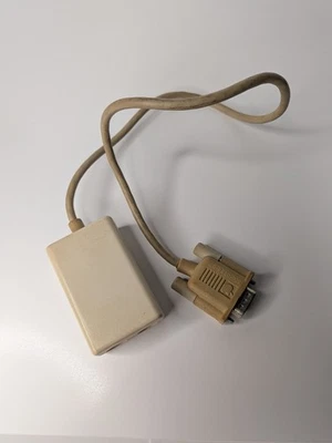 ВИНТАЖНЫЙ видеоадаптер Apple DB-9 9-контактный кабель для монитора Mac II 590-0254-B - Изображение 1 из 4