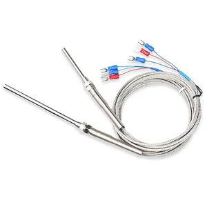 Sonda 50mm/100mm PT100 Termopar Sensor de Temperatura Acero Inoxidable 1m-5m - Imagen 1 de 4