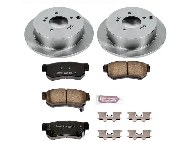 Kit de pastillas de freno trasero y rotor para Hyundai Tucson 2005-2009 2006 2007 2008 SJ153JB Foto 1 de 1