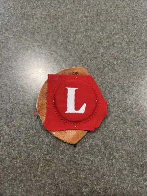 Louisville Slugger Baseball Fabric Embroidered Logo Sew In Patch Unique 1 1/2” - Image 1 of 3