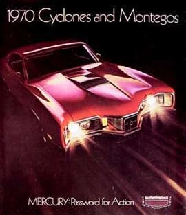 1970 Mercury Cyclone SPOILER Montego GT Brochure HUGE! - Image 1 of 4