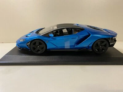Lamborghini Centenario LP770-4 Coupè blu, modellino auto Maisto, modello 1:18 1/18 - Immagine 1 di 4
