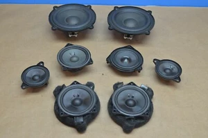 2016 C190 MERCEDES AMG GTS COUPE FULL SPEAKER SET OF 8 LOUD SPEAKERS OEM - Picture 1 of 12
