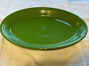 Fiestaware GRÜN Oval Platte Groß 13 1/2” x 9 1/4” Top Zustand! - Bild 1 von 4