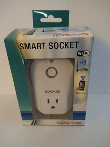 iCraig Smart Socket Built In WiFi Compatible With Smartphones- CSH301~Sealed Box - Picture 1 of 7