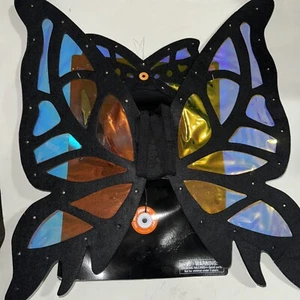 Set Ali di Farfalla Illuminate e Fascia Illuminate Costume Farfalla Nera OSFM - Foto 1 di 4