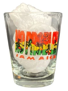 Jamaika "No Problem" Schnapsglas rot gelb grün - Bild 1 von 4