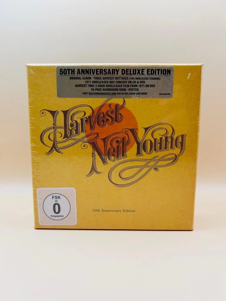NEIL YOUNG - HARVEST (50TH ANNIVERSARY EDITION) 4 CD+DVD *NEU* - Bild 1 von 2
