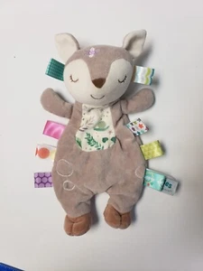 Taggies Flora Fawn Stuffed Animal Soft Toy  11” Lovey Security Blanket Plush - Picture 1 of 10