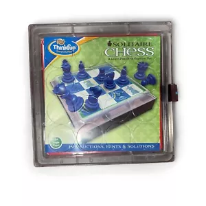 Thinkfun Solitaire Chess Mind-Capturing Logic Game 60 Challenges Complete - Picture 1 of 3