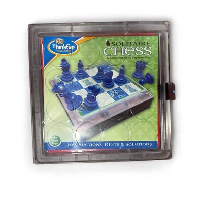 Thinkfun Solitaire Chess Mind-Capturing Logic Game 60 Challenges Complete - Image 1 of 3