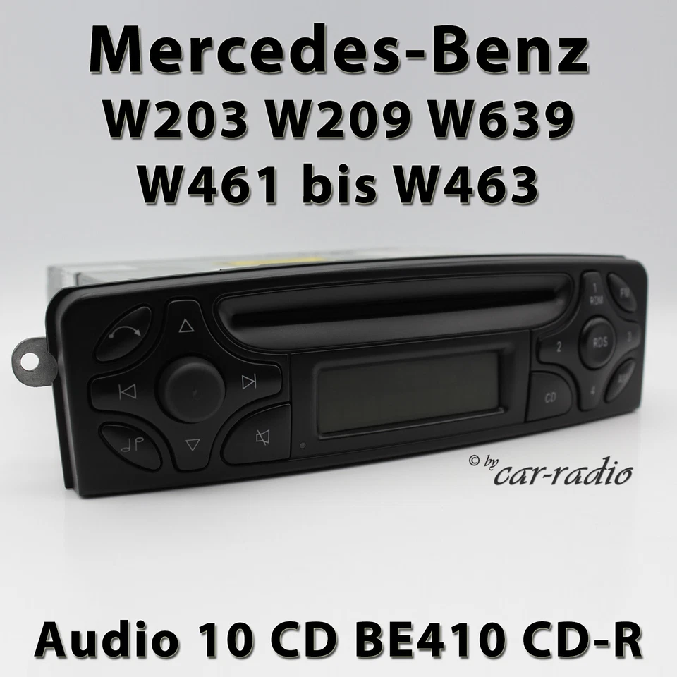 Original Mercedes Audio 10 CD BE4410 Becker Radio W203 W209 W463 W639 Autoradio - Bild 1 von 4