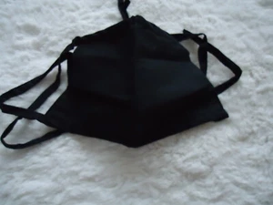 Mund Nasen Stoffmaske Schwarz - Bild 1 von 3