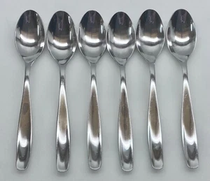 SILVERWARE ~ GOURMET SETTINGS ~ JAZZ ~ 6 Teaspoons 6 3/4" Replacement Filler Lot - Picture 1 of 3