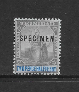 TRINIDAD SCOTT 80 MLH (NG) FINO - 1902 2,5p EDICIÓN VIOLETA Y AZUL/AZUL "ESPECIMEN" - Imagen 1 de 2